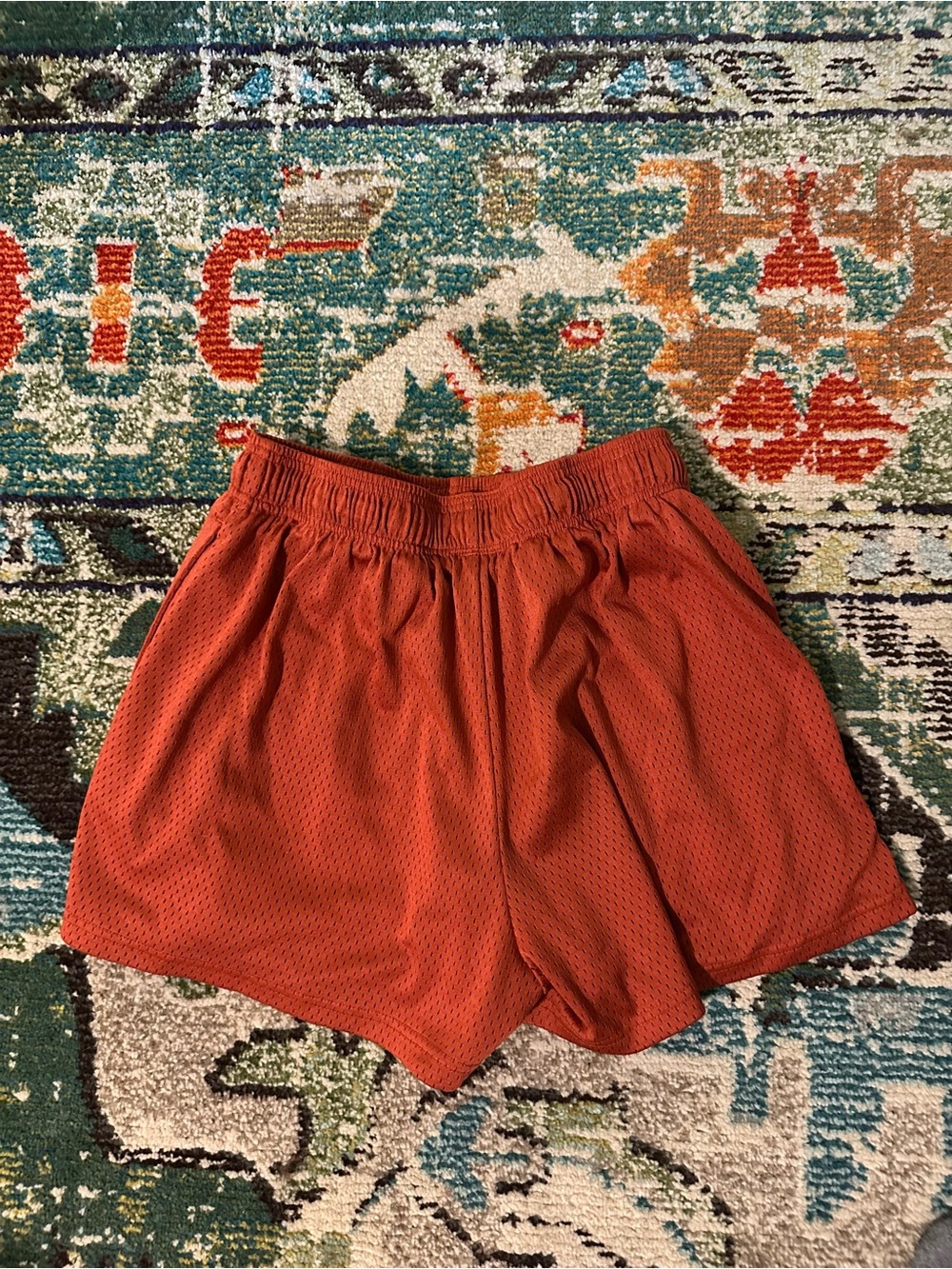 Rust Mesh Inaka Power Shorts - Picture 2 of 2